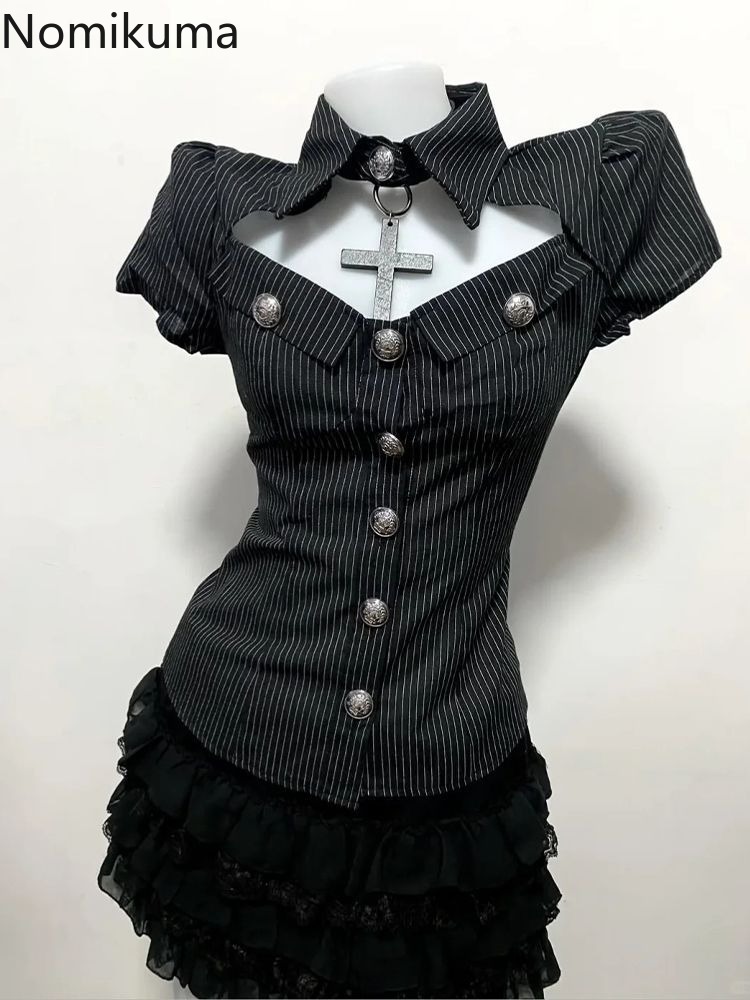 Summer Goth Clothing - Conjuntos góticos de dos piezas para