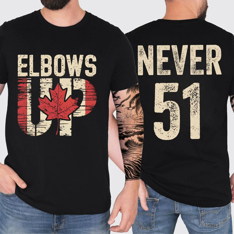 Summer Clothing Canada - Camisetas Retro con estampado de Codos