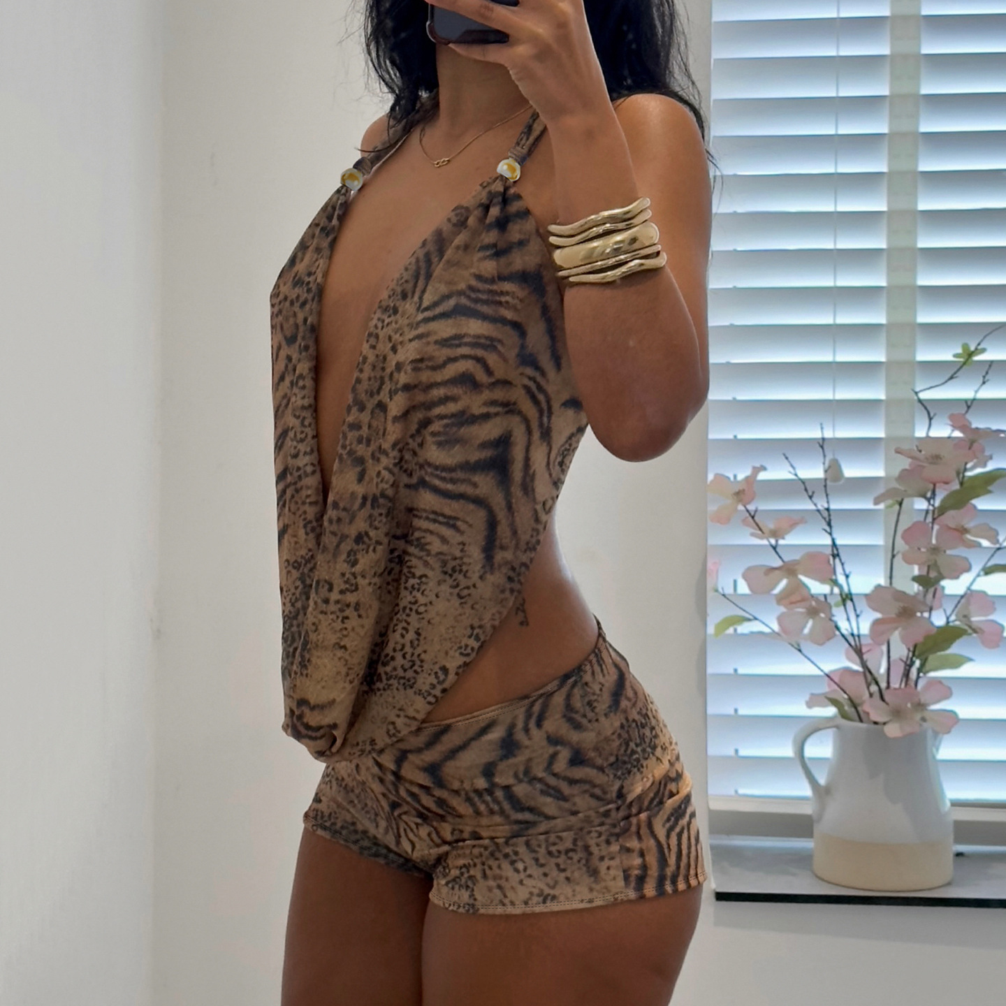 Summer Clothing Women Sale - Conjunto de 2 Piezas con Estampado