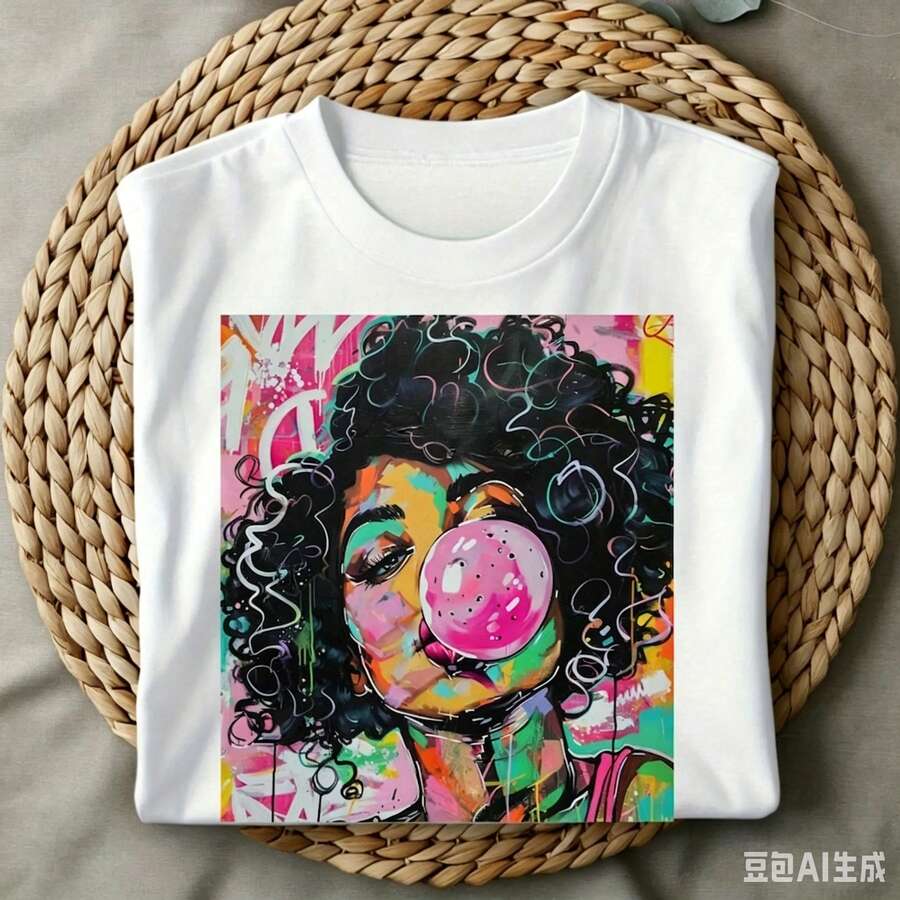 Summer Loving Clothing - Camiseta Gráfica Casual para Mujer con