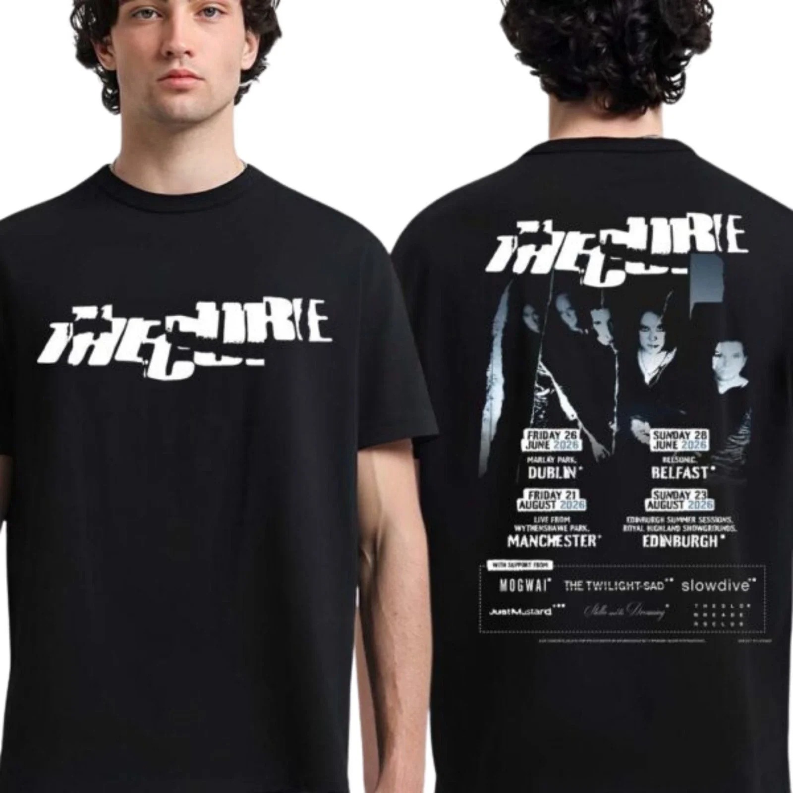 Summer Clothing Uk Men - Camiseta con estampado gráfico del tour