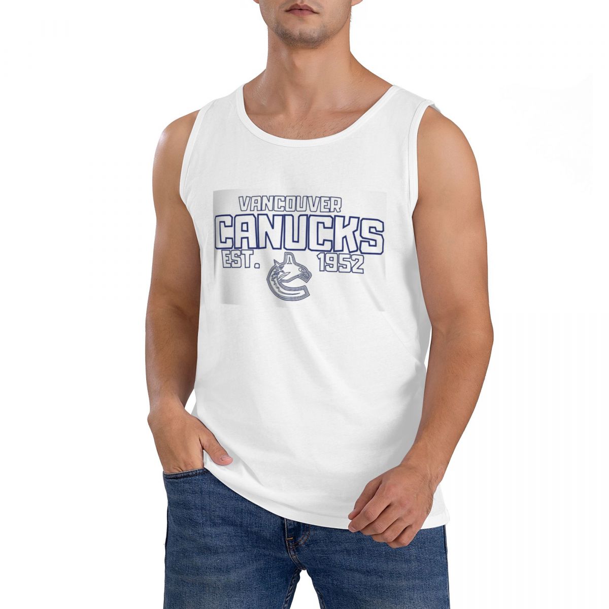 Summer Clothing Canada - Camiseta sin mangas 100% algodón de