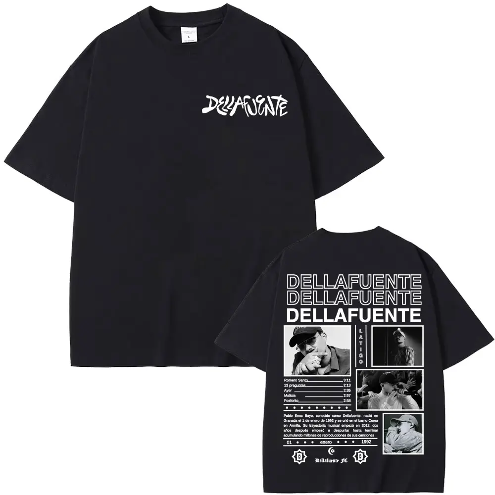 Summer Goth Clothing - Camisetas de rapero Dellafuente para hombre