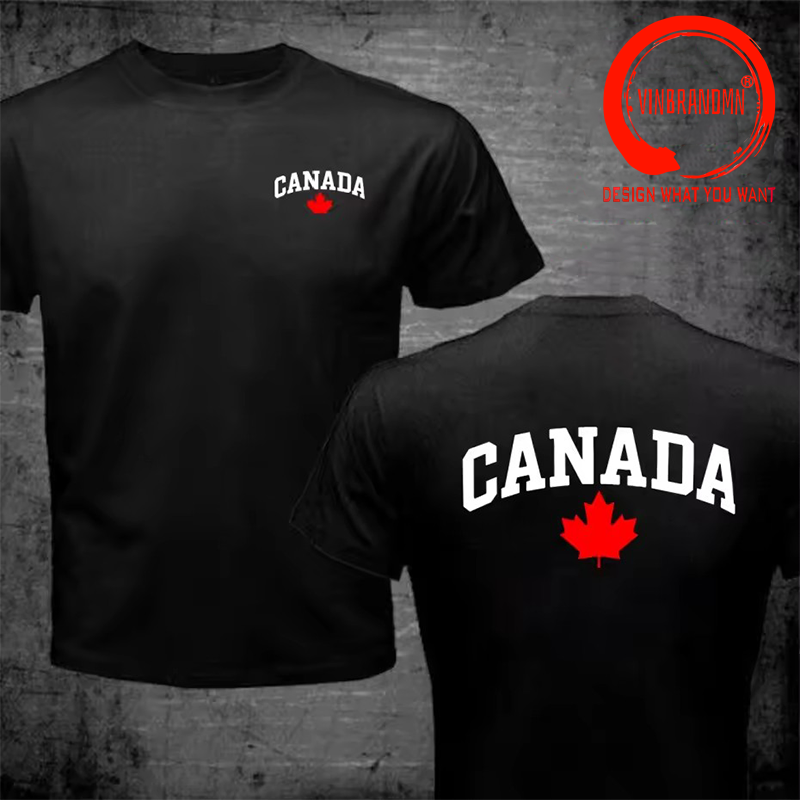 Summer Clothing Canada - Camiseta de algodón 100% con estampado