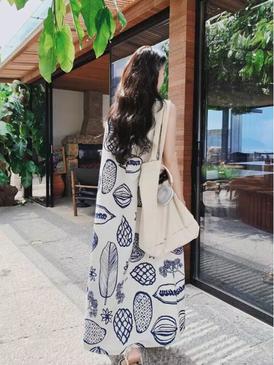 Vestido de verano holgado con  - Summer Clothing Tagline reseña y precio