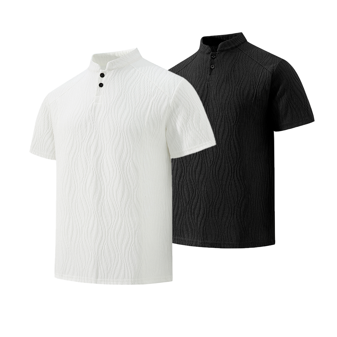 Camisa Henley Masculina con Te - Summer Clothing Tops reseña y precio
