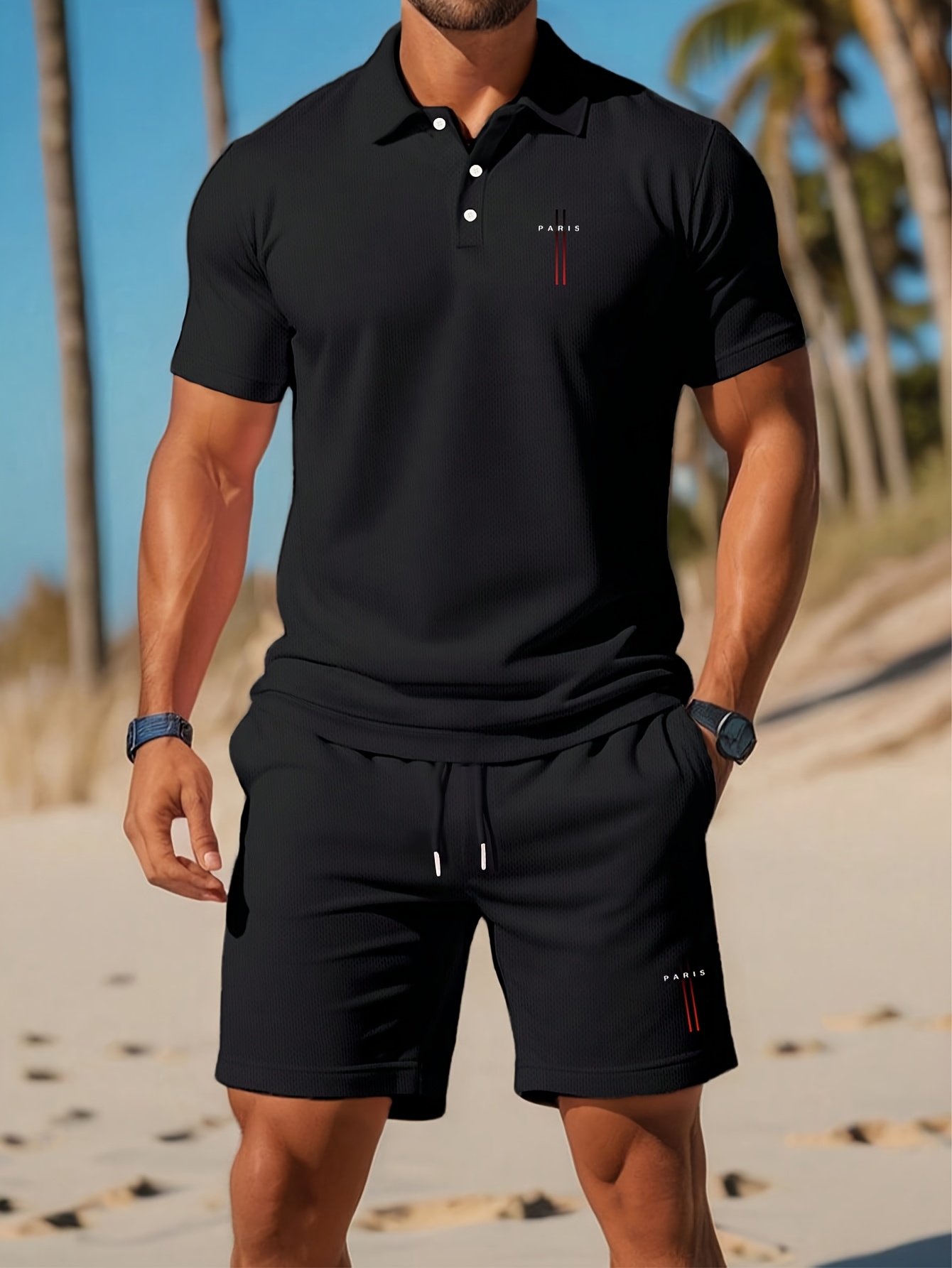 Conjunto de Polo para Hombre V - Summer Clothing Design reseña y precio