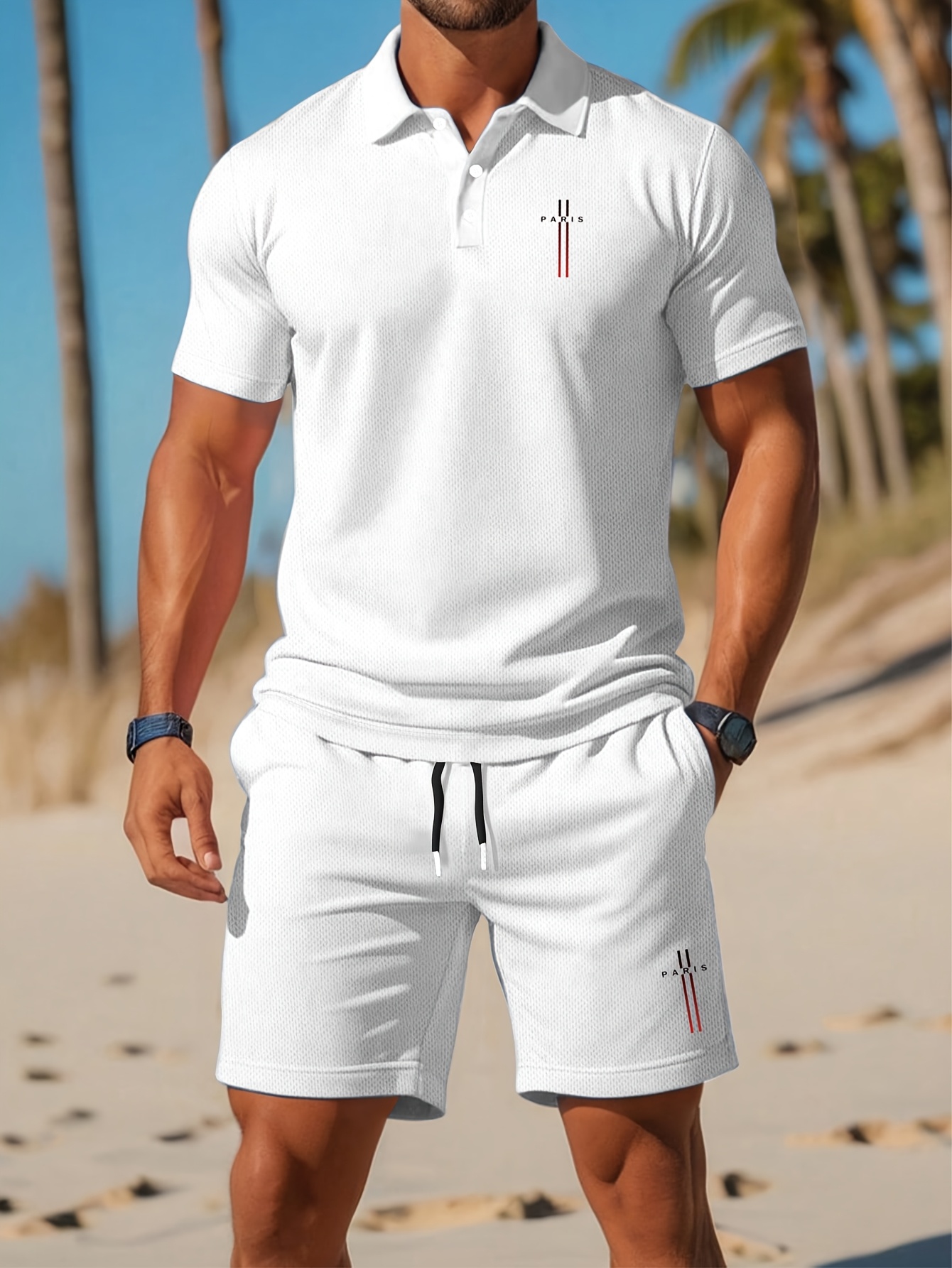 Conjunto de Polo para Hombre V - Summer Clothing Design reseña y precio