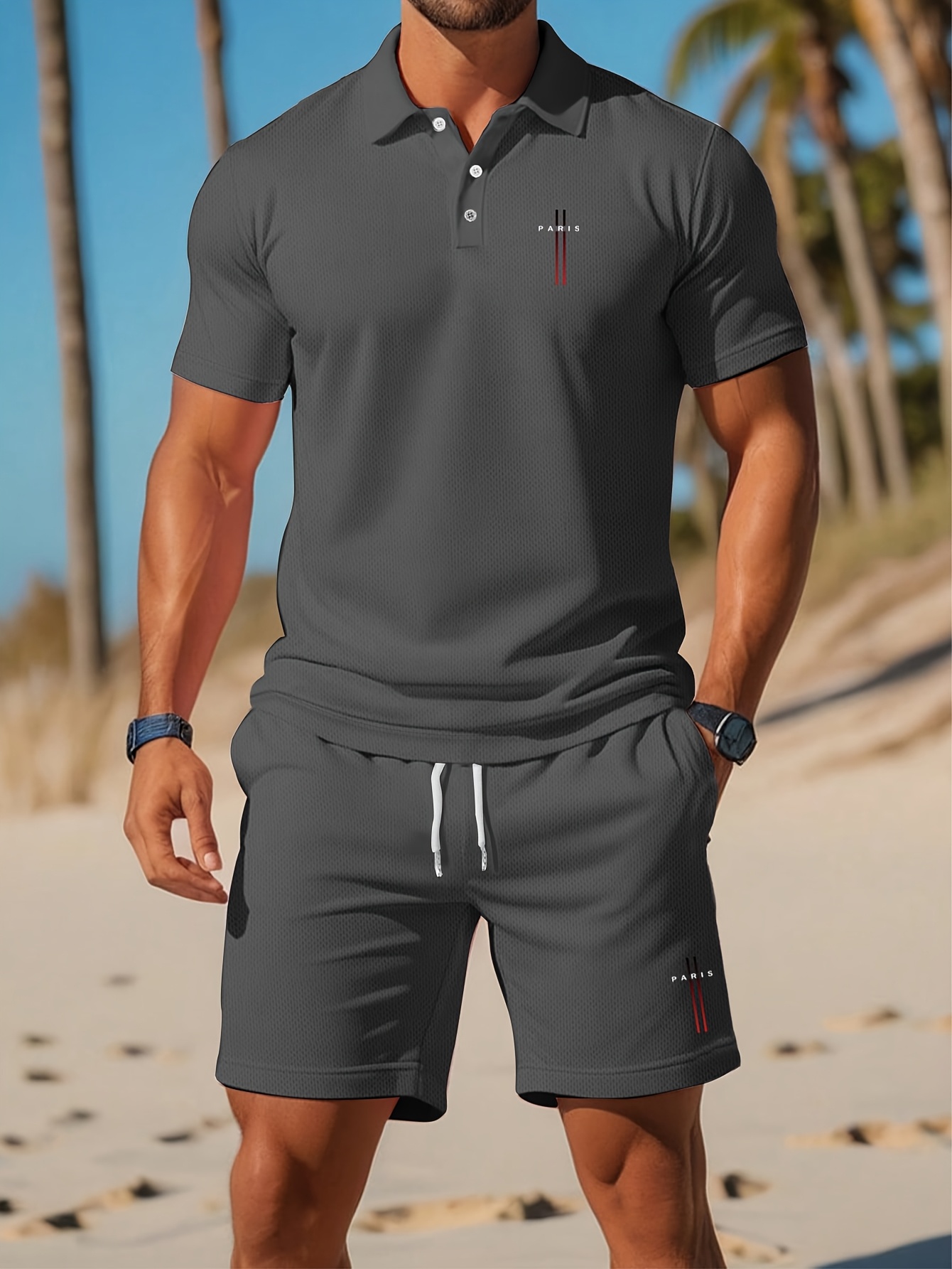 Conjunto de Polo para Hombre V - Summer Clothing Design reseña y precio