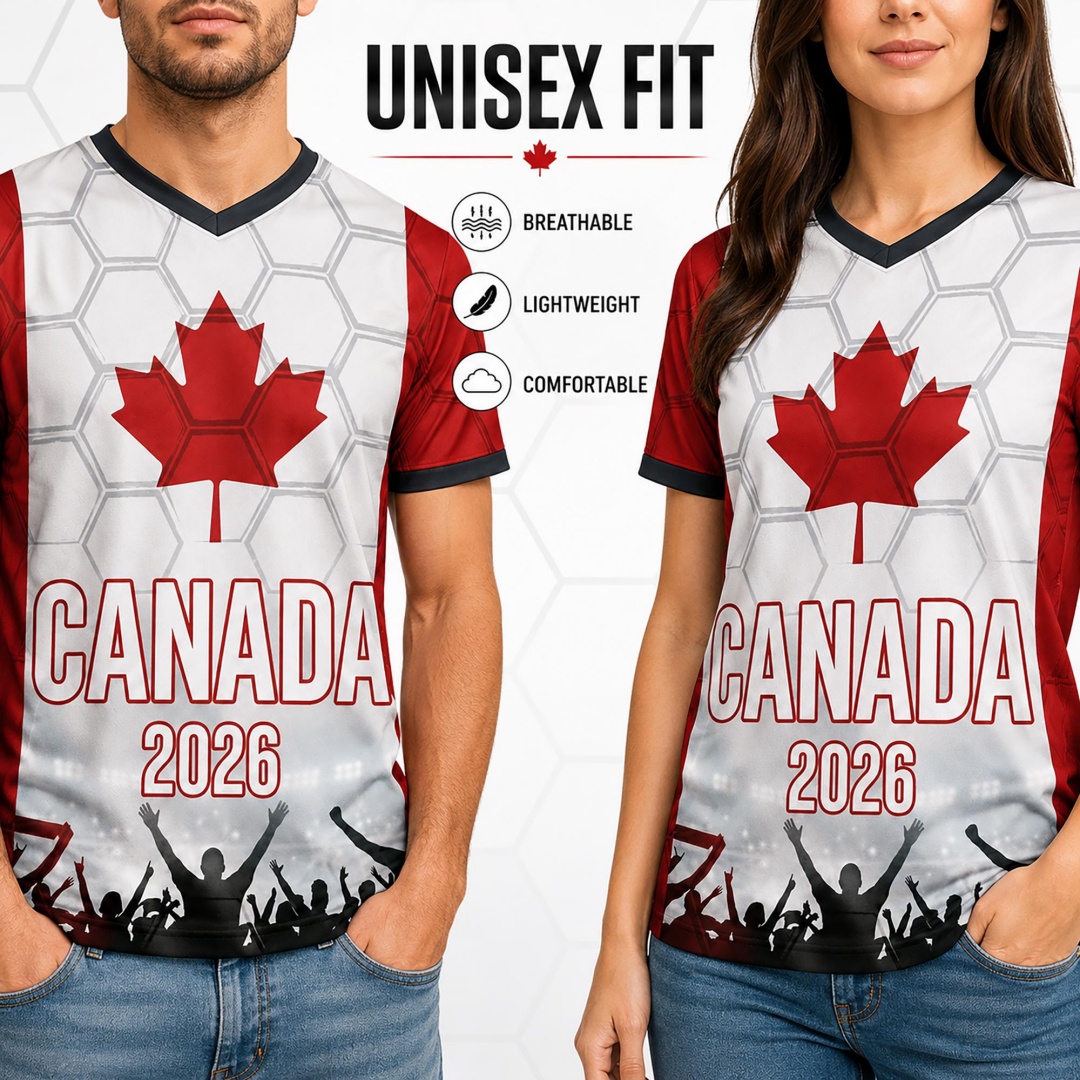 Camiseta de Fútbol de Canadá 2 - Summer Clothing Canada reseña y precio