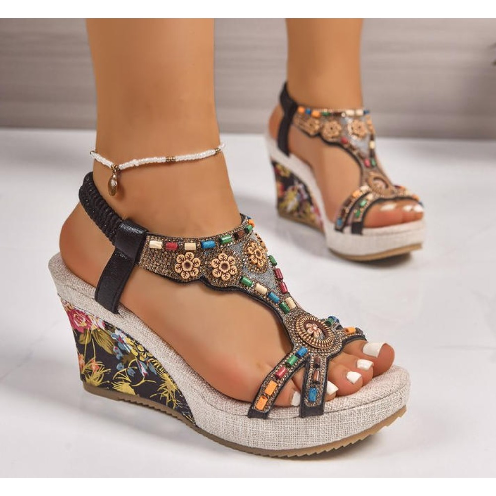 Sandalias de Plataforma con Cu - Summer Clothing Sale Women reseña y precio
