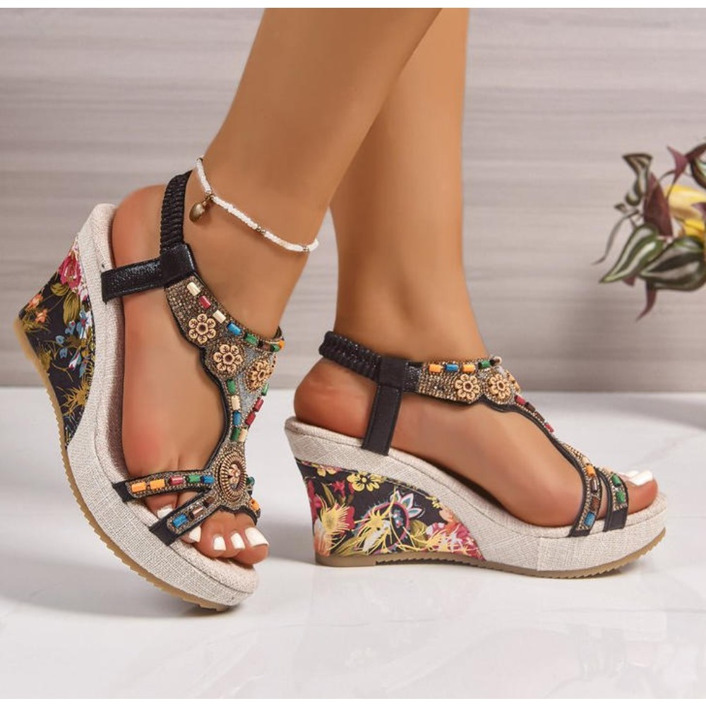 Sandalias de Plataforma con Cu - Summer Clothing Sale Women reseña y precio