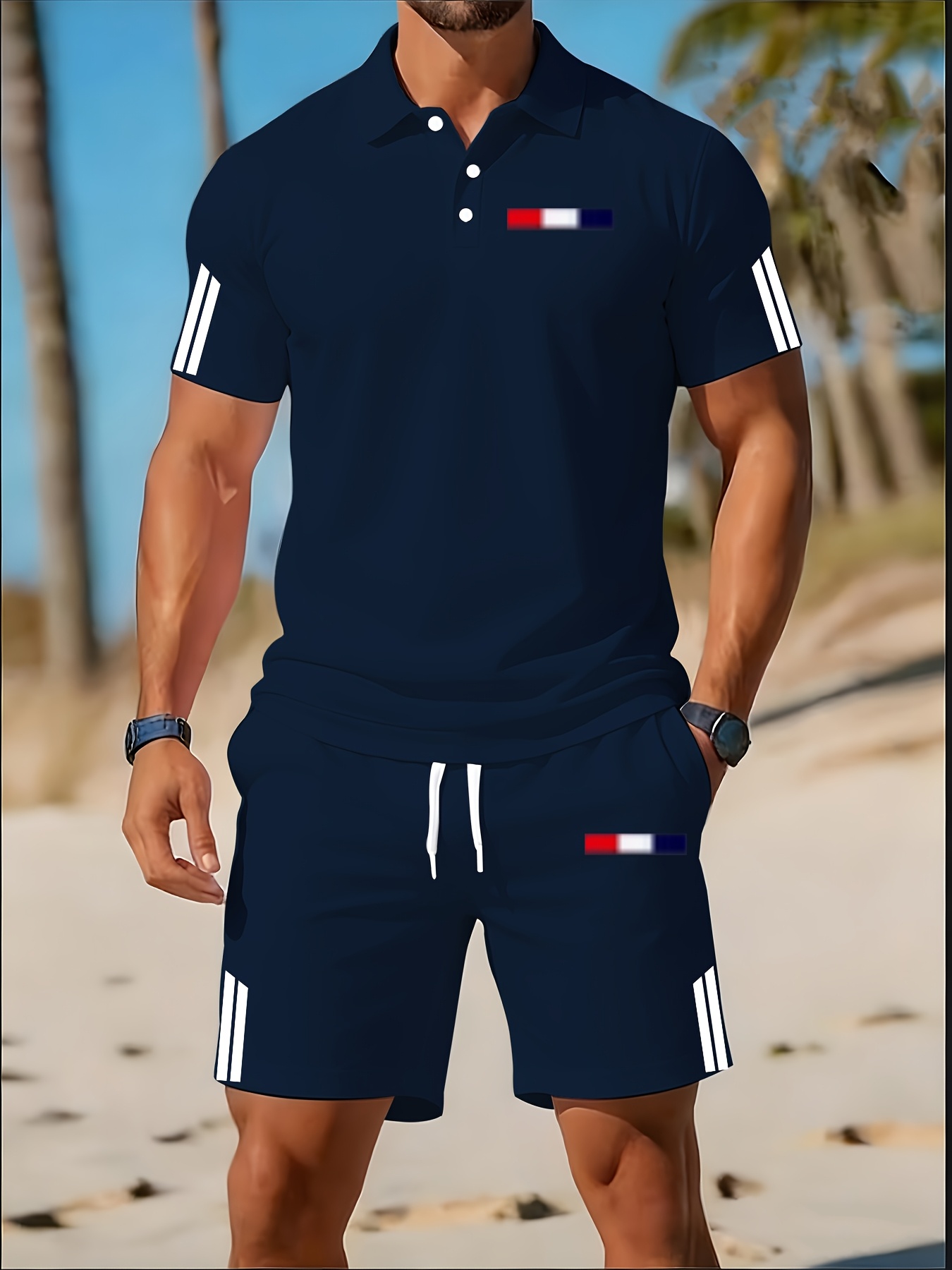 Conjunto de Polo para Hombre V - Summer Clothing Design reseña y precio