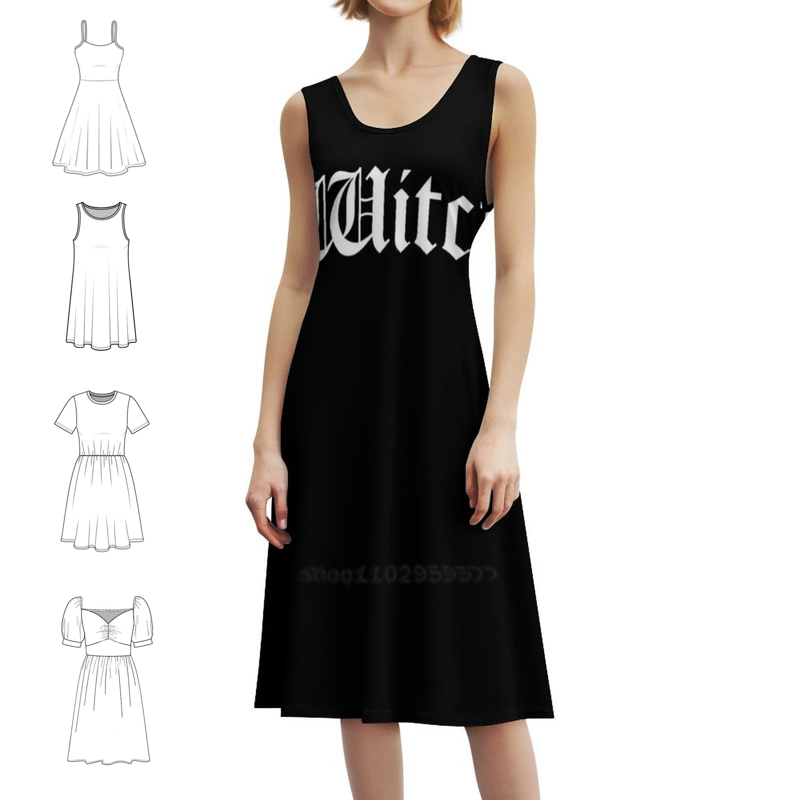 Vestido bohemio de bruja sin m - Summer Clothing Vacation reseña y precio