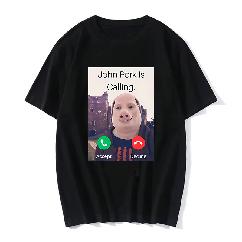 Camiseta divertida de John Pig - Summer Goth Clothing reseña y precio