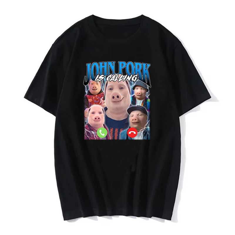 Camiseta divertida de John Pig - Summer Goth Clothing reseña y precio