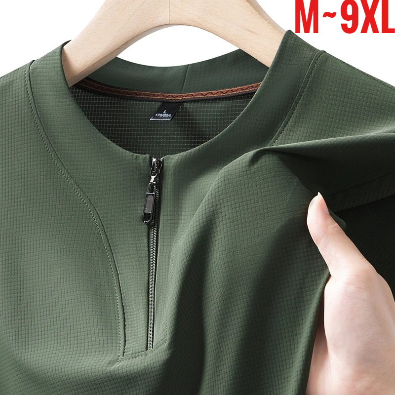 Camiseta Henley de seda helada - Summer Clothing Tops reseña y precio