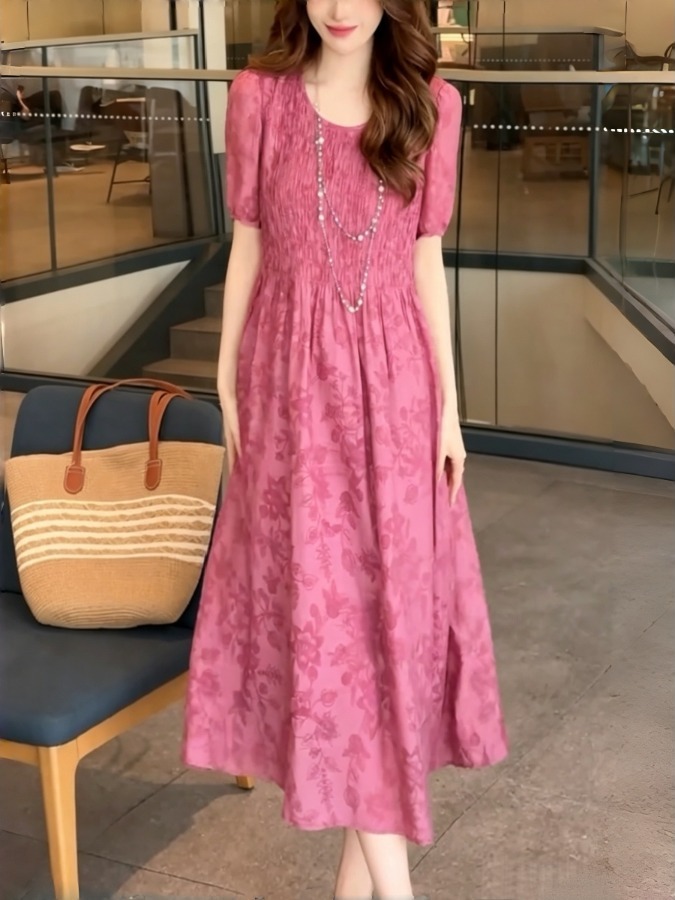 Elegante Vestido de Línea A co - Summer Clothing Tagline reseña y precio