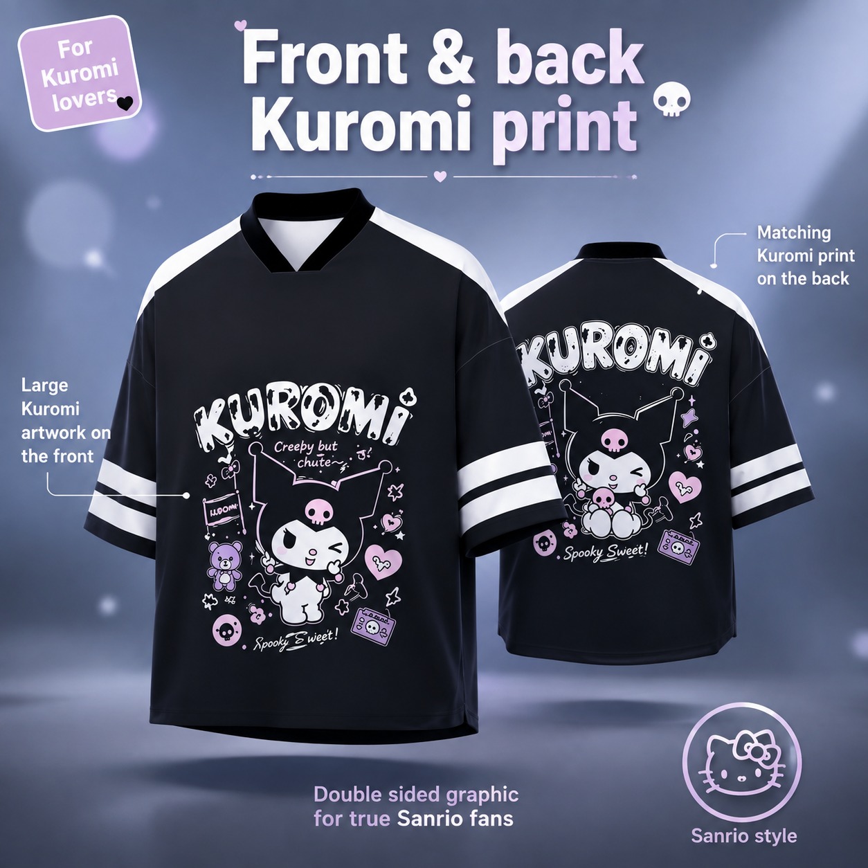 Camiseta Casual Oversize de Je - Summer Goth Clothing reseña y precio