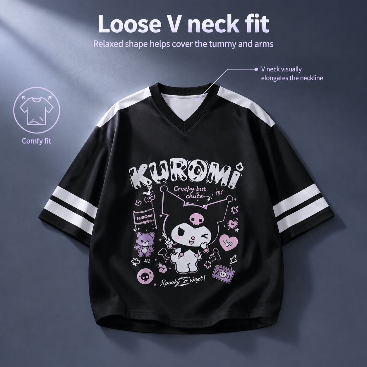 Camiseta Casual Oversize de Je - Summer Goth Clothing reseña y precio