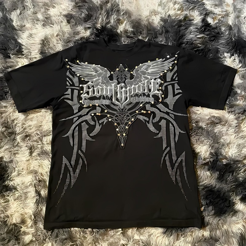 Camiseta de Cuello Redondo par - Summer Goth Clothing reseña y precio