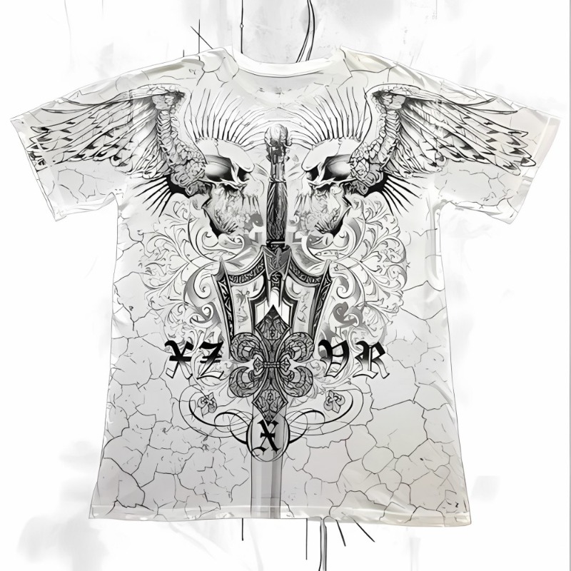 Camiseta de Cuello Redondo par - Summer Goth Clothing reseña y precio