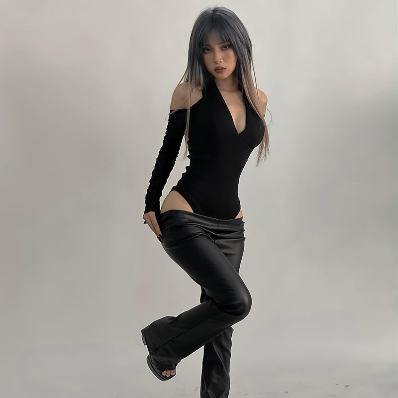 Body sexy hueco de manga larga - Summer Clothing Women Sale reseña y precio