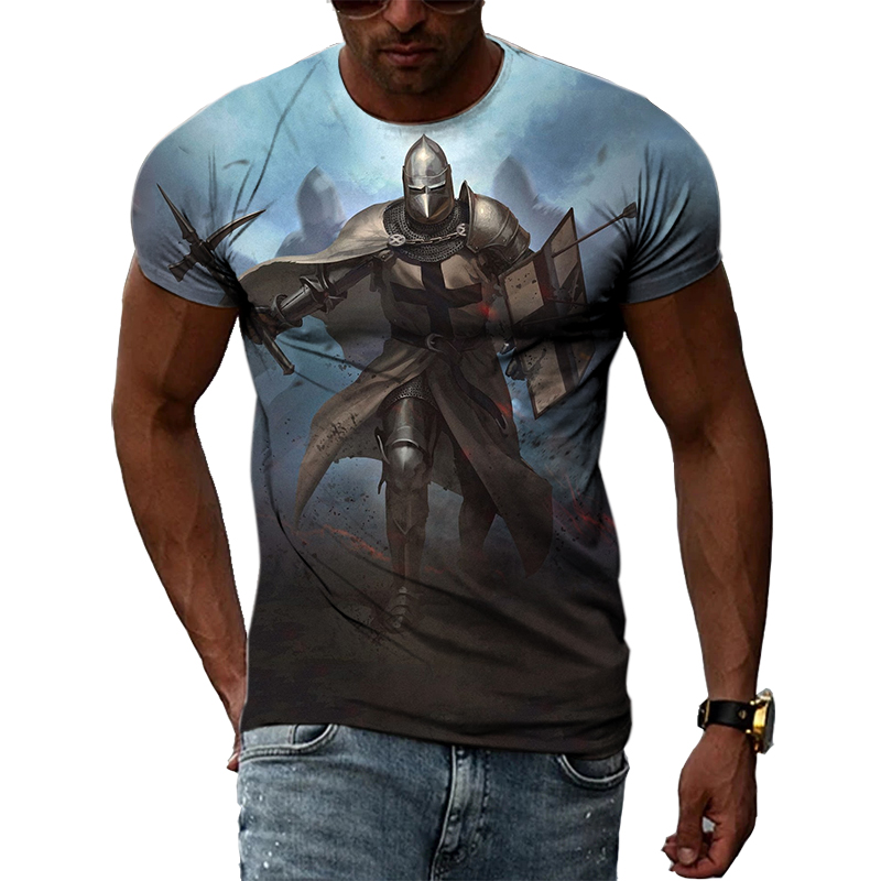 Camiseta con estampado 3D de c - Summer Knights Clothing reseña y precio